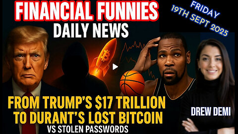 TRUMP'S $17T, KEVIN DURANT'S LOST BITCOIN VS "STOLEN PASSWORDS” WITH DREW DEMI