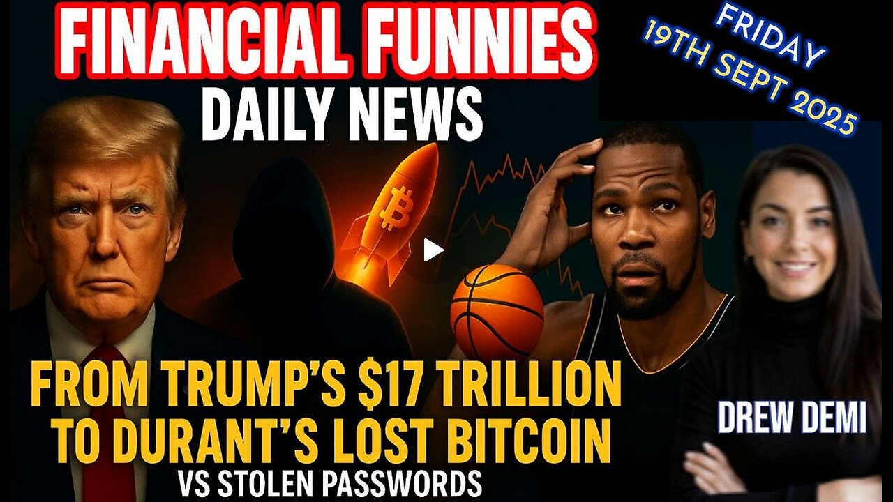 TRUMP'S $17T, KEVIN DURANT'S LOST BITCOIN VS "STOLEN PASSWORDS” WITH DREW DEMI