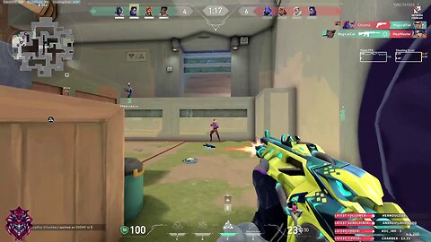 4 enemies down in Valorant