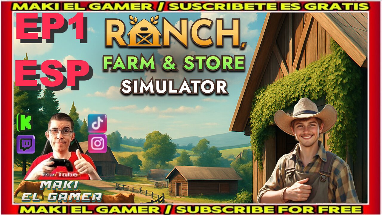 🐄🔴 RANCH FARM & STORE SIMULATOR (EP1) (ESP)