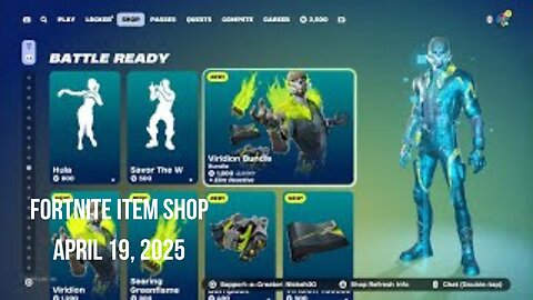 Fortnite Item Shop|April 19, 2025(*New* Viridion Bundle)