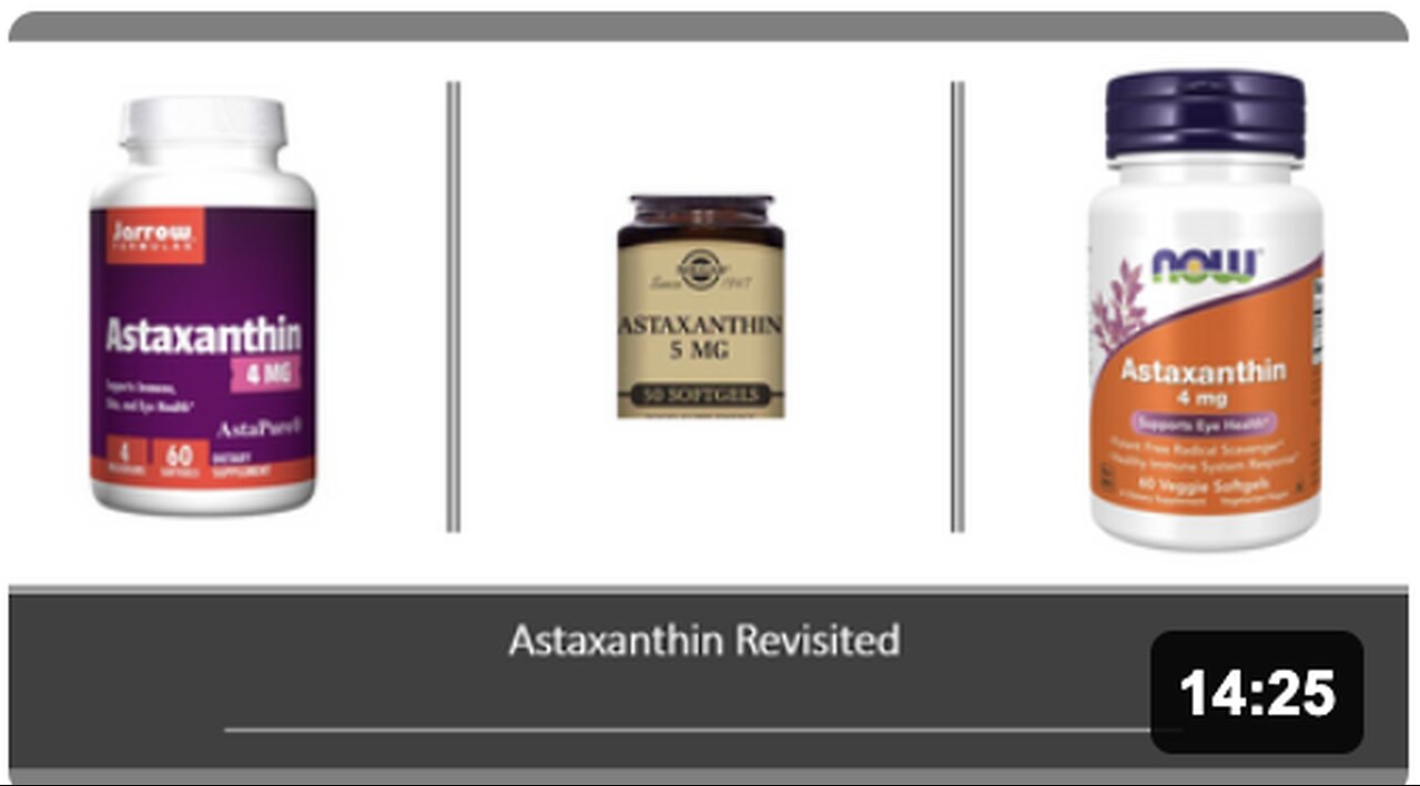 Astaxanthin Part 2 - Brain Benefits