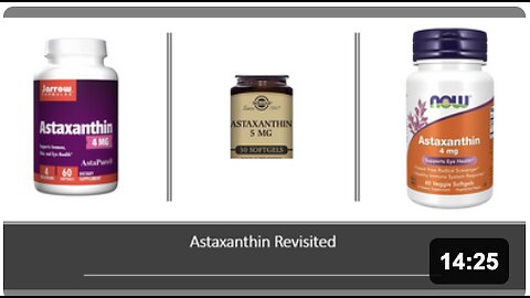 Astaxanthin Part 2 - Brain Benefits