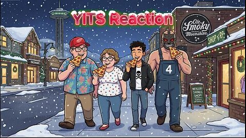 YITS Reaction - Gatlinburg Christmas Lights - Pizza - Arts And Crafts Loop - 2025