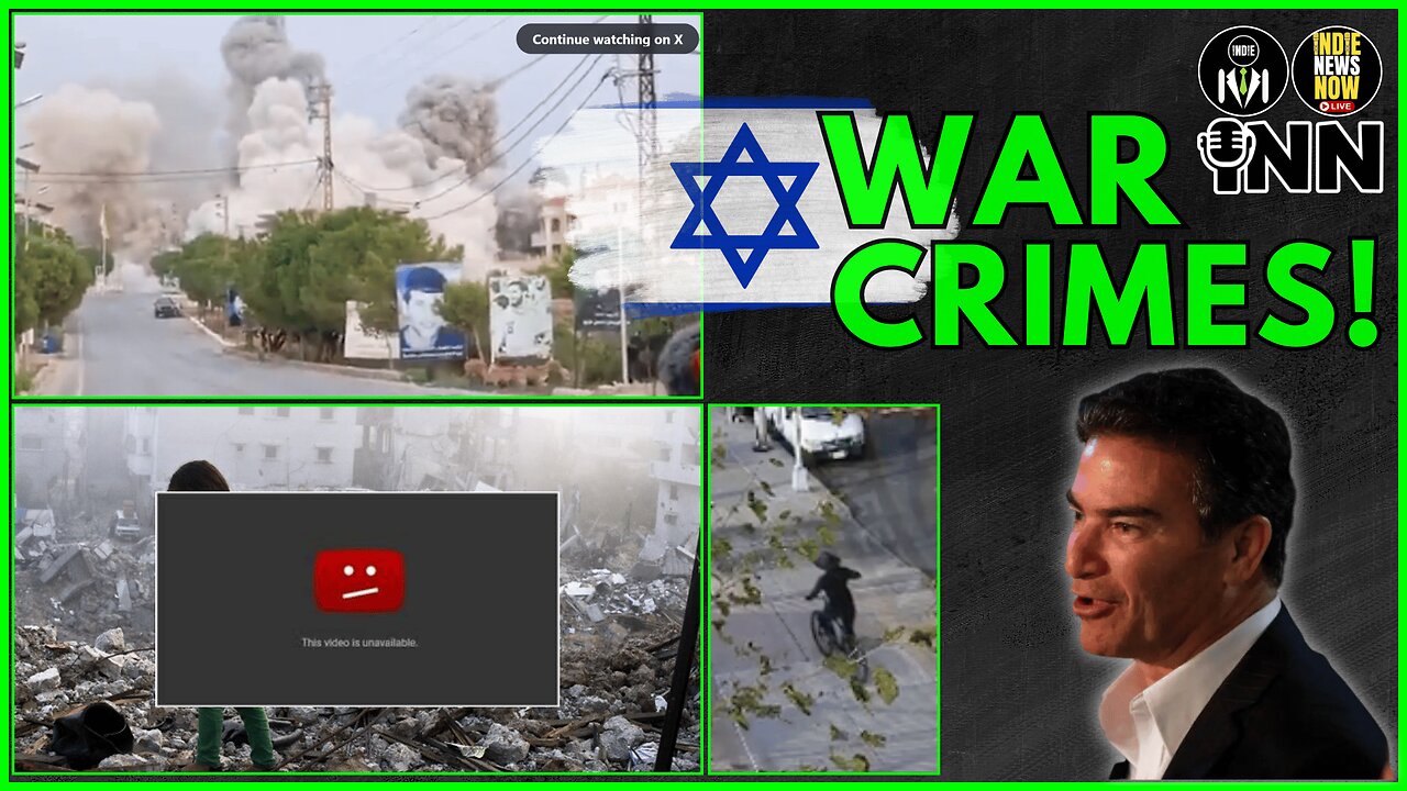 This Week In Zionist War Crimes and Censorship On Their Behalf | @GetIndieNews @IndieNewsNow_