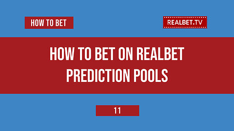 How to Bet on Realbet Prediction Pools