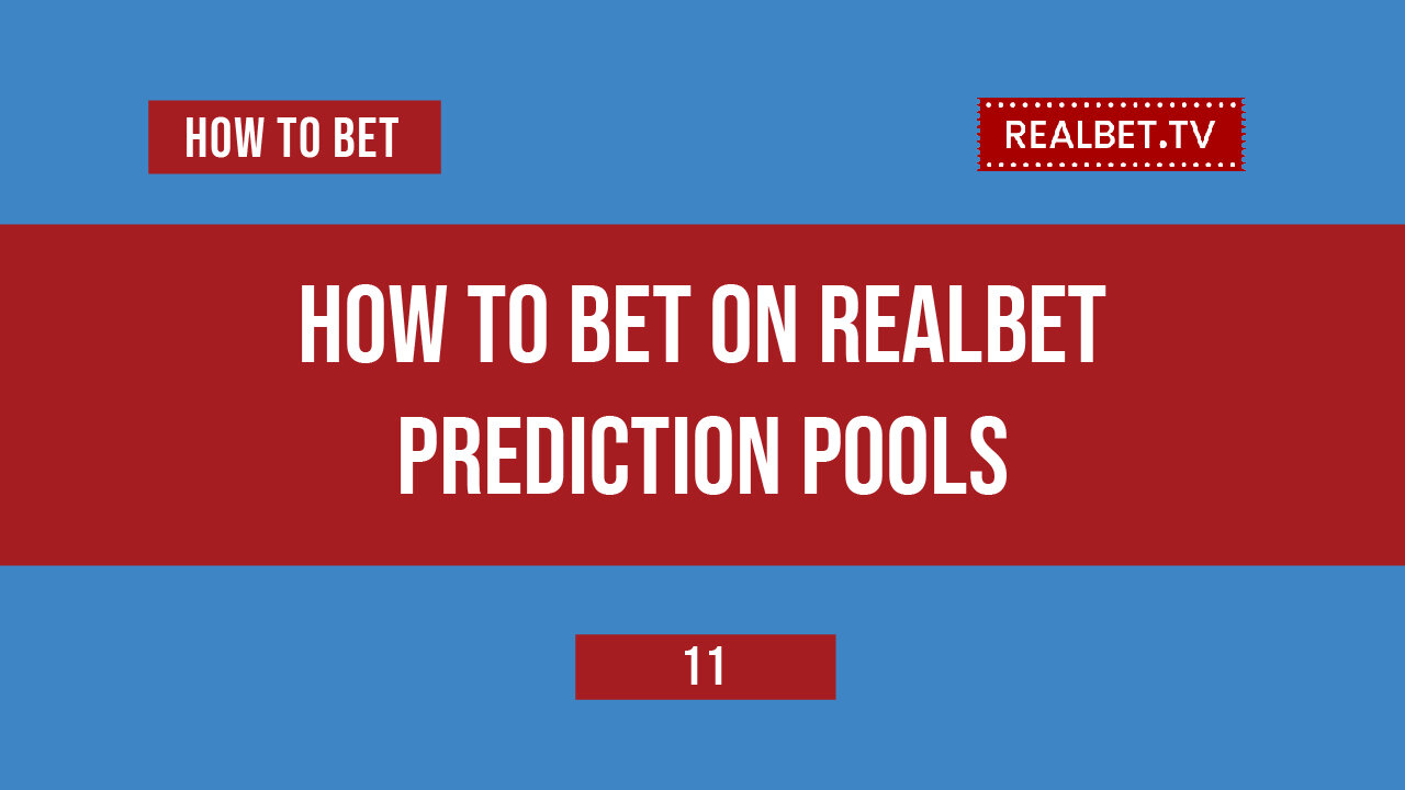 How to Bet on Realbet Prediction Pools