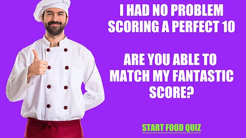 We bet you can't match his perfect 10