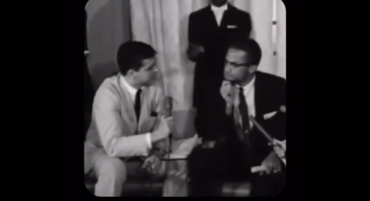 Reporter asks Malcom X if he is antisemitic.