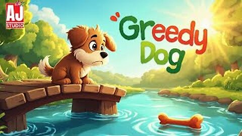 Greedy Dog Story for Kids😊