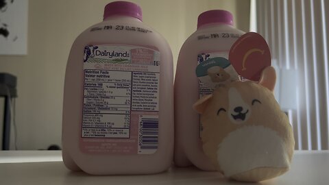 Strawberry milk test video!