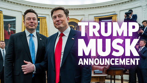 President Trump and Elon Musk speak from the White House Oval Office