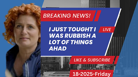 I thought I was RUBBISH a lot of things