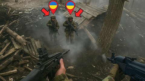 Brutal Assault: Russian Troops Destroy Ukrainian Defensive Line