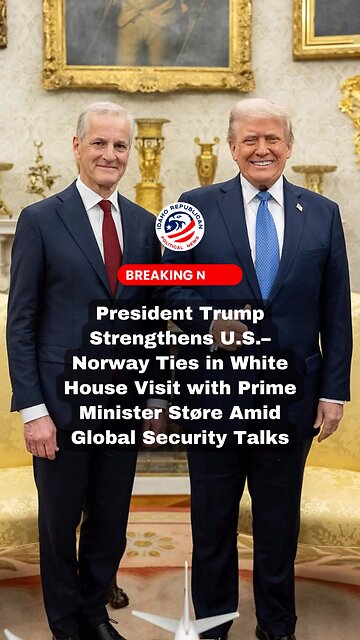 President Trump and Norway PM Meet