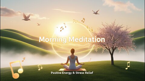 Morning Meditation Music For Mind Relaxation & Positive Energy 🌞🧘‍♀️