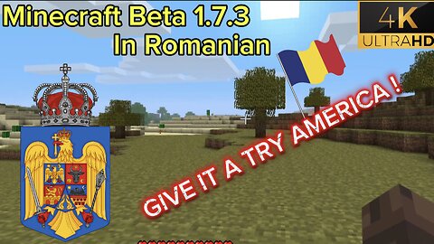 Minecraft Romania Beta - EP 1 - Give it a try , its my first day here