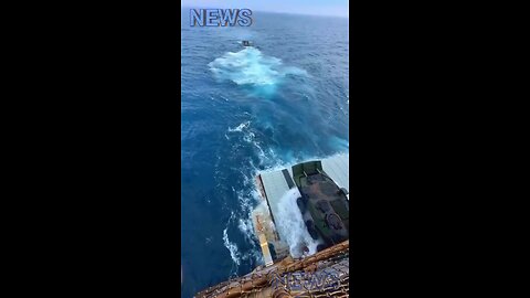 Iran has deployed its indigenously-made combat vehicle into the sea,