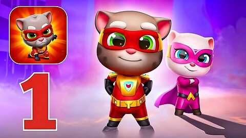 Talking Tom Hero Dash - Gameplay Walkthrough | Part 1 (Android, iOS)