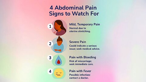 4 Abdominal Pain Signs Pregnant Women Should Watch For