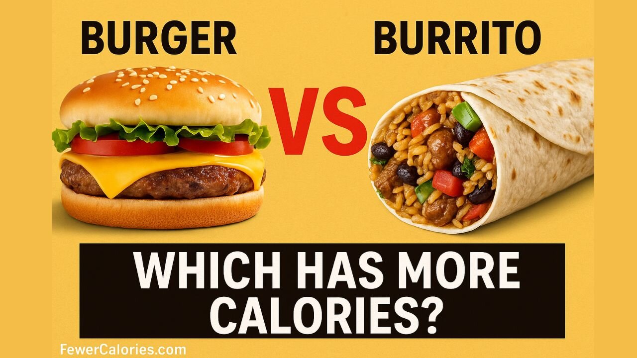 Burger vs. Burrito: Which Is Worse for Your Waistline? (Shocking Calorie Showdown!)