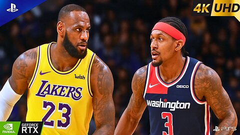 Los Angeles Lakers vs Washington Wizards - NBA Full Match 4K 60FPS Ultra HD Live