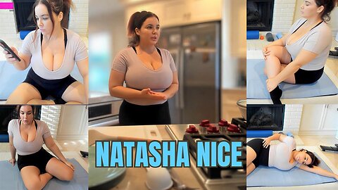 Natasha Nice Curvy HOT Sexy Body Peloton Yogalates Routine You Must See