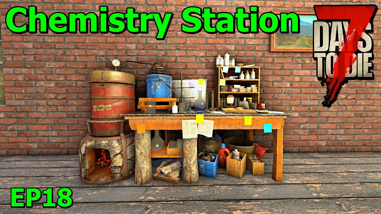The Chemistry Station in 7 Days to Die The Wolverine EP18