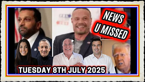 CHARLIE WARD DAILY NEWS WITH CHARLIE WARD, PAUL BROOKER WARREN THORNTON TUESDAY 8TH JULY 2025
