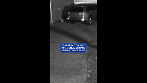 12-year-old boy caught stealing cars and selling them for as little as $30, police say