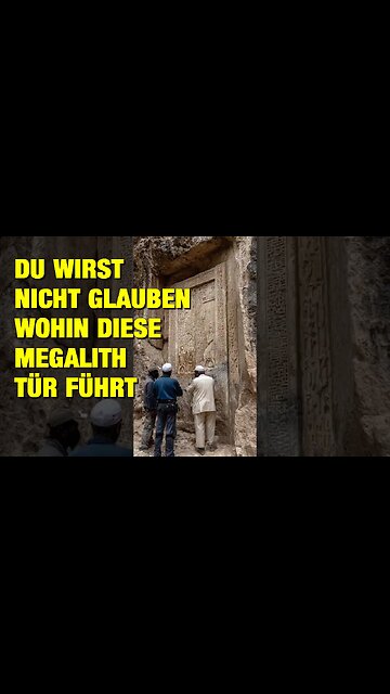 Niemand hat diese mysteriöse Tür seit 4000 Jahren geöffnet