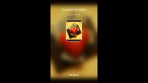 Corazón Sin Valor By Alex Saints AI