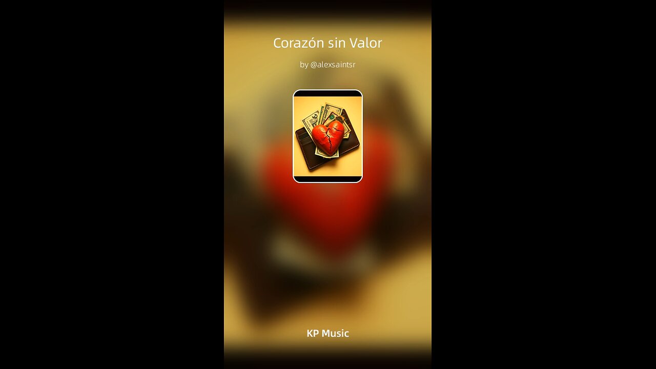 Corazón Sin Valor By Alex Saints AI