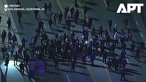 WATCH | Police Grab Protester From Crowd as Anger Boils Over at LA Anti ICE March |