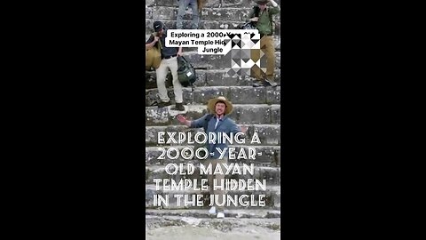 Unveiling the Secrets: Inside a 2000-Year-Old Mayan Temple Lost in the Jungle!
