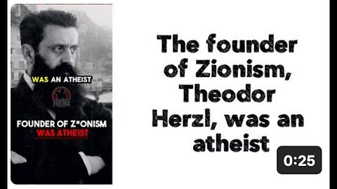 "Unveiling Theodor Herzl: The Atheist Founder of Zionism"