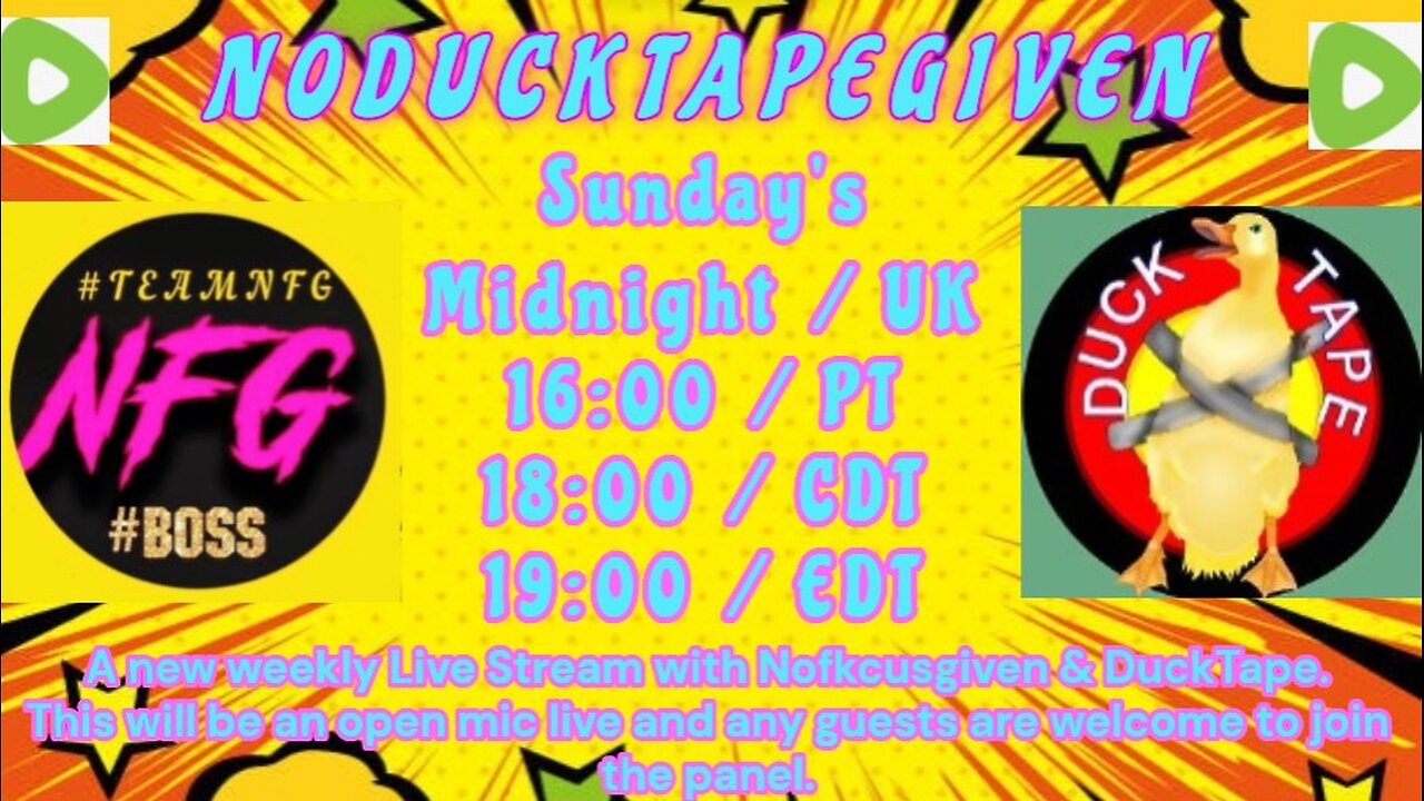 NoDuckTapeGiven with Nofkcusgiven , DuckTape71 and guest Digger1420