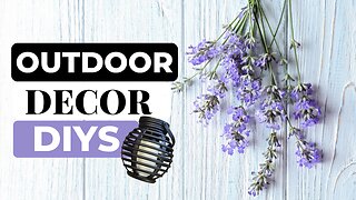 Easy Garden Crafts You’ll Love | Solar Lights & DIY Garden Signs!