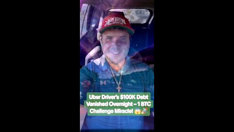 SHOCKING! Uber Driver's $100K Debt Nightmare Ends with 1 Bitcoin Challenge–Watch Emotional Payoff!