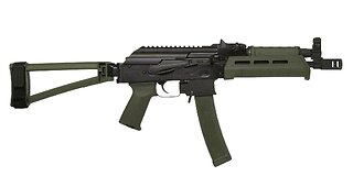 PSA AK-V 9mm MOE Triangle Folding Pistol, ODG WITH RANGE BAG AND 10 MAGS