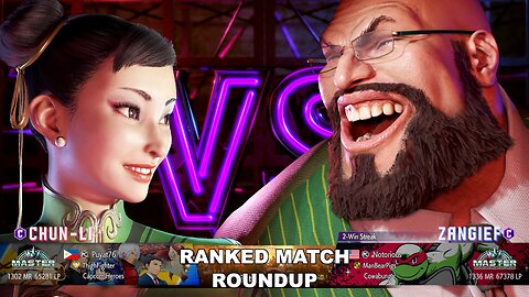 Kuya Kalbo SF6 Ranked Match Roundup. Chun Li Master Rank [Hori Fight Stick]