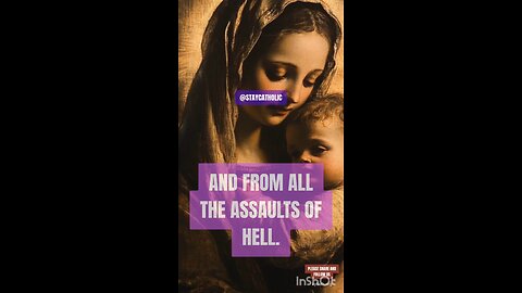 MARY MY MOTHER SHIELD ME FROM EVERY DEMONIC ATTACK #truth #jesus #christ #king #mary #joseph #ihs #c