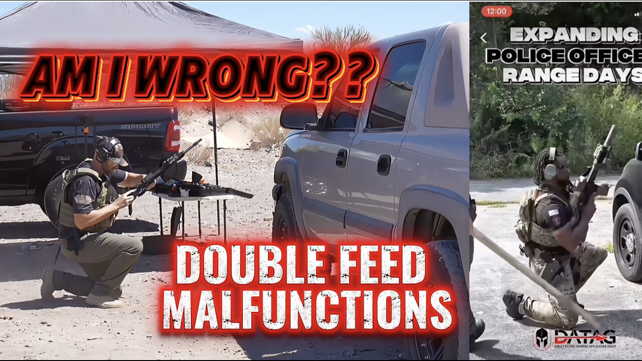 Bad AR15 Training, Double Feeds. Am I Wrong?