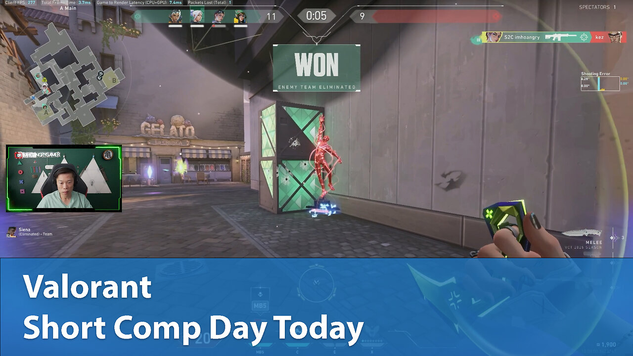 Short Comp Day Today | Competitive 1W-1L | Valorant