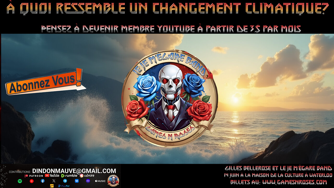 GAMES N ROSES LIVE: À QUOI RESSEMBLE UN CHANGEMENT CLIMATIQUE?