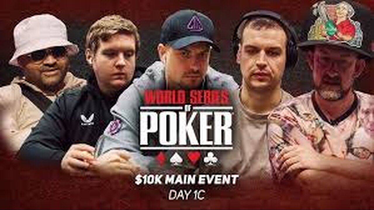 $10,000 Main Event | Day 1C | WSOP 2025 - with Eric Lindgren, Viktor Blom and Michael Addamo