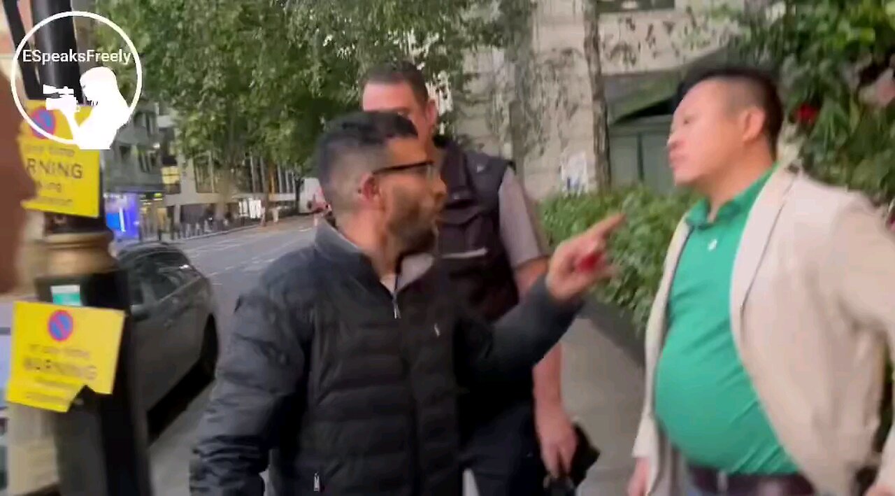 Migrant Man Attempts to Intimidate Conservatives