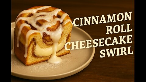 FlavorVille Cinnamon Roll Cheesecake Swirl | Epic Dessert Mashup