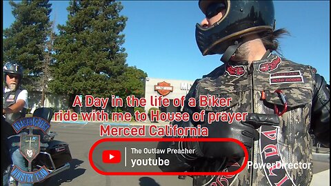 A Day in the life of a Biker ride with me to House of prayer Merced California