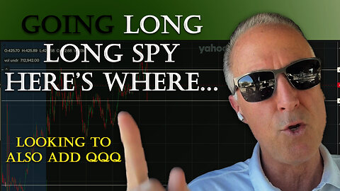 Buying back longs on this pullback. Video talks about levels for SPY and QQQ